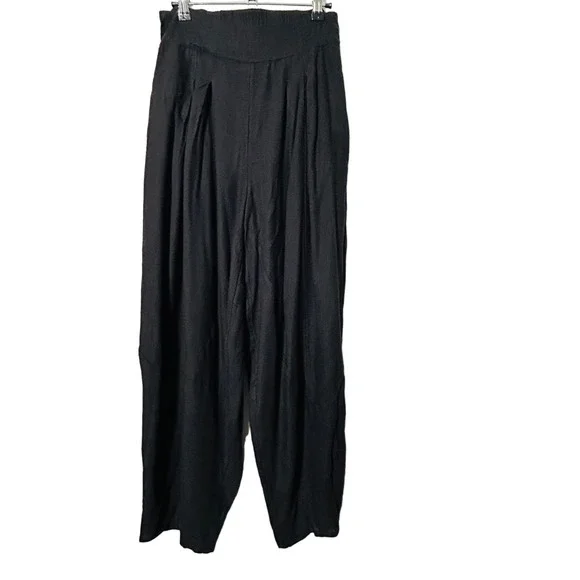 NEW Free People Black Struttin Set Pant Crop Top Size Small - Picture 9 of 14